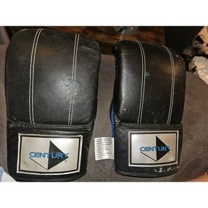Century Boxing Gloves Black Blue Martial Arts Training Bag Gloves Size SM